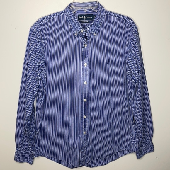 Ralph Lauren Shirts Ralph Lauren Mens Button Down Dress Shirt Blue
